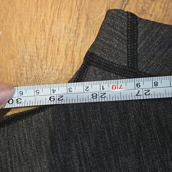 Lululemon Wunder Under Hi-Rise Tight in heathered black Sz 6 - Picture 9 of 9